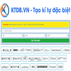 Cách tạo tên game LOL bằng kí tự đặc biệt tại KTDB.VN icon